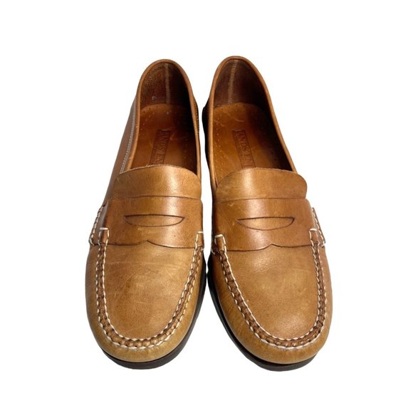 Lands' End Other - Lands' End Brown Leather Penny Loafer 11 Men's GUC Brazil Made Classic Style